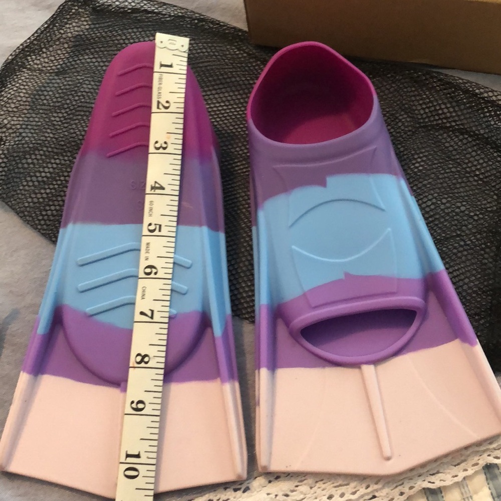Purple and Blue Swim Fins - Picture 4 of 4